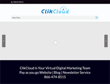Tablet Screenshot of clikcloud.com